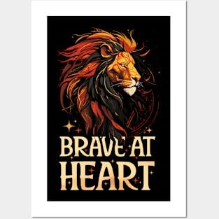 Brave at Heart - Lion - Fantasy Posters and Art